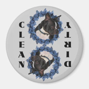 Imán del lavaplatos de Boston Terrier