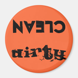 IMÁN DEL LAVAPLATOS DE DIRTY/CLEAN