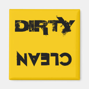IMÁN DEL LAVAPLATOS DE DIRTY/CLEAN