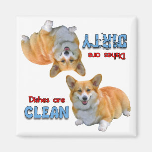 Imán del lavaplatos del Corgi Galés del Pembroke