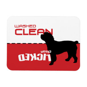 Imán del lavaplatos del perro de Cockapoo - limpi