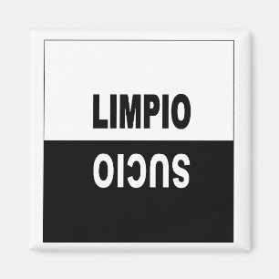 Imán del lavaplatos en español