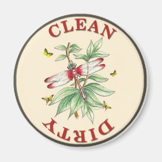 Imán del lavavajillas de la libélula