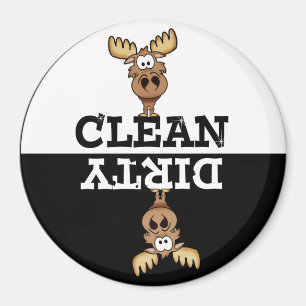 Imán del lavavajillas Moose del personalizado