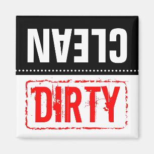 imán del lavavajillas   Platos limpios o sucios