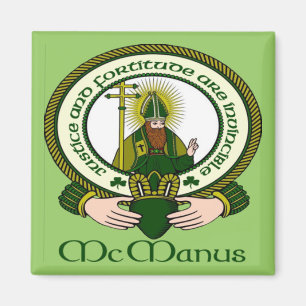 Imán del lema del clan de McManus