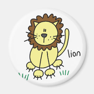 Imán del león del palillo