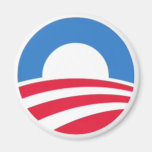 Imán del logotipo de presidente Barack Obama
