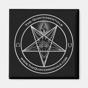 Imán del logotipo de Quintessentials "Baphomet"