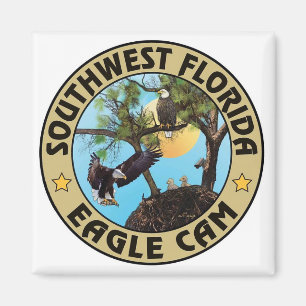 Imán del logotipo de SWFLEagleCam (DIVERSAS