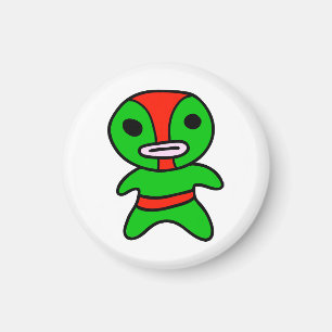 imán del luchador de Lucha Libre del li'l