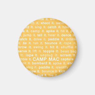Imán del mac del campo (el amarillo lo hace)