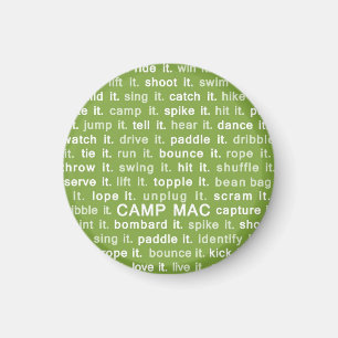 Imán del mac del campo (el verde lo hace)