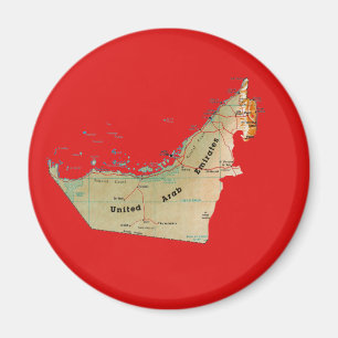 Imán del mapa de los UAE
