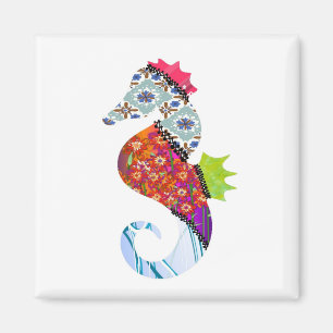Imán del mascota del remiendo del Seahorse
