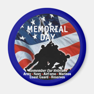 Imán del Memorial Day