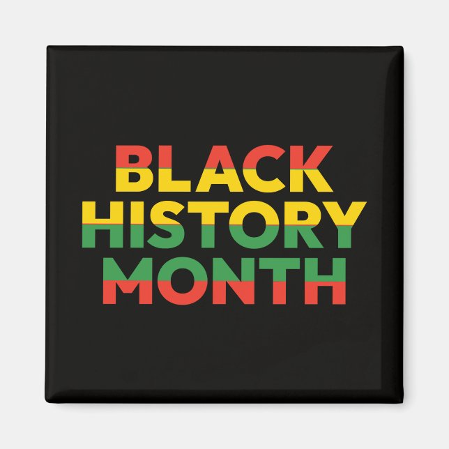 Imán del Mes de la Historia Negra (Frente)