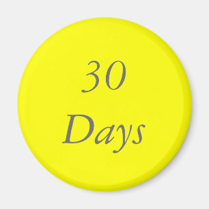 imán del microprocesador de 30 días
