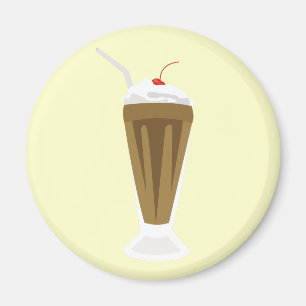 Imán del Milkshake del chocolate