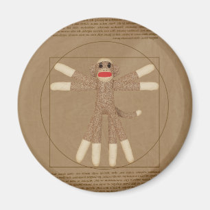 Imán del mono de Vitruvian