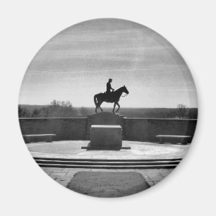 Imán del montar a caballo de la soledad