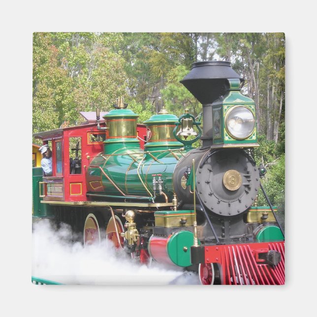 Imán del motor del tren de vapor (Frente)