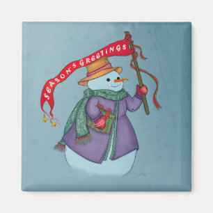 Imán del navidad de la entrega especial de señor
