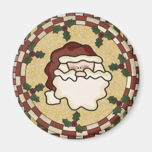 Imán del navidad del St. Nick de Santa