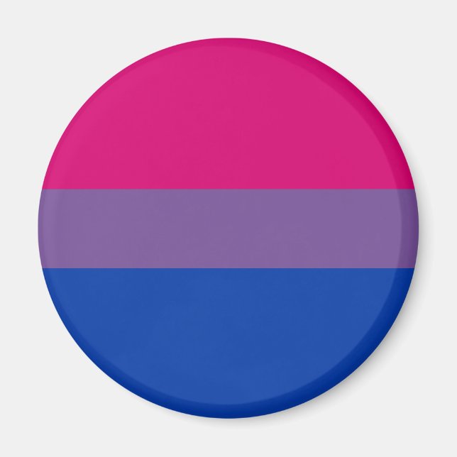 Imán del Orgullo Bisexual (Frente)