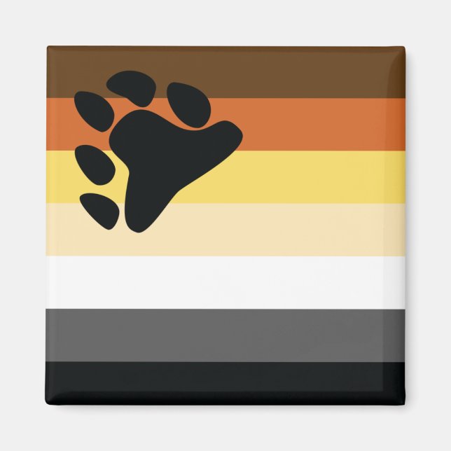 Imán del Orgullo del Oso (Frente)