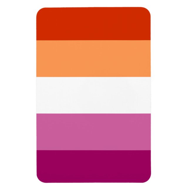 Imán del Orgullo Lesbiano (Vertical)