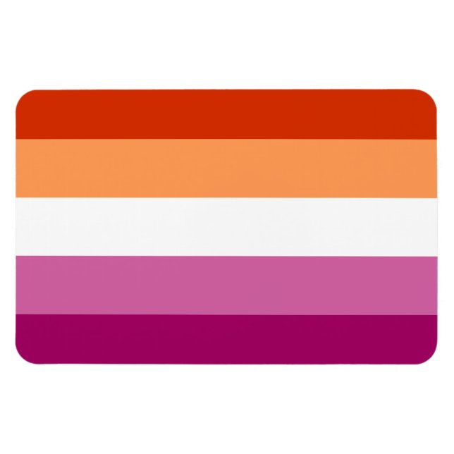 Imán del Orgullo Lesbiano (Horizontal)
