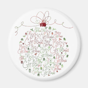 Imán del ornamento del navidad