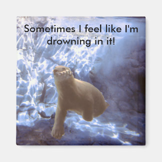 Imán del oso subacuático