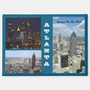 imán del paisaje urbano de Atlanta, Georgia