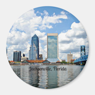 Imán del paisaje urbano de Jacksonville, Florida