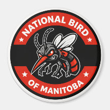 Imán del Pájaro Nacional de Manitoba Mosquito Dive