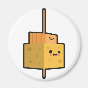 Imán del palillo del queso de la comida del tiemp