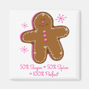 Imán del pan de jengibre del azúcar y de la