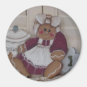 Imán del panadero 2 de la galleta del pan de