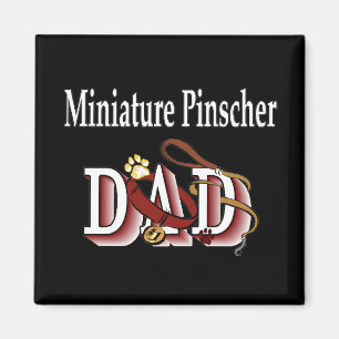 imán del papá del pinscher miniatura