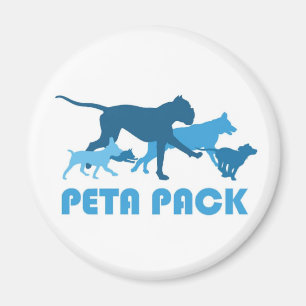 Imán del paquete de PETA