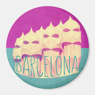 Imán del paraíso de Barcelona Gaudi