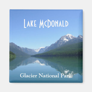 Imán del Parque Nacional Glacier de McDonald del