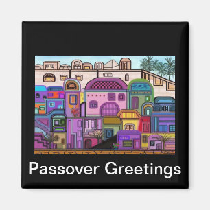 Imán del Passover de la tapicería de Jerusalén