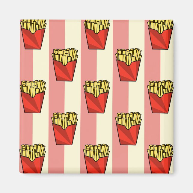 Imán del patrón de las Fries en Francia (Frente)