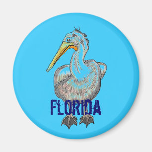 Imán del pelícano de la Florida