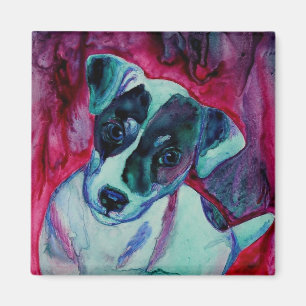 Imán del perrito de Jack Russell Terrier - "Julep