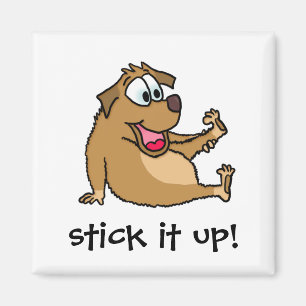 Imán del perro del dibujo animado