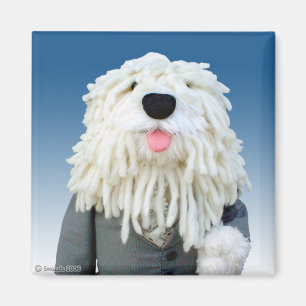 Imán del perro pastor de Sherman